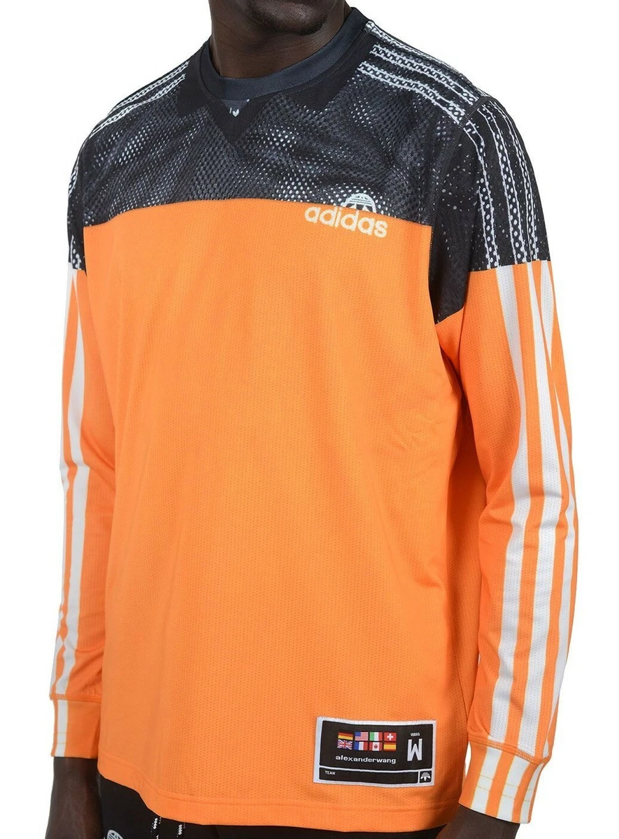 dos semanas Tecnología Emborracharse ADIDAS ORIGINALS x Alexander Wang &#039;AW Photocopy&#039; L/S Soccer  Jersey T-Shirt S NWT | eBay