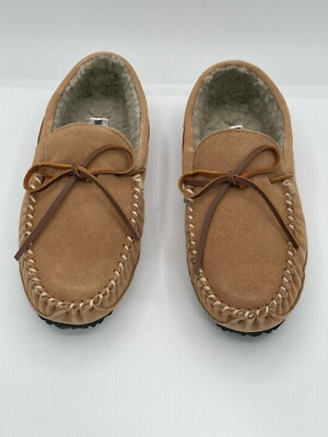 Minnetonka Men's Casey Slipper Cinnamon 4154 US Size M