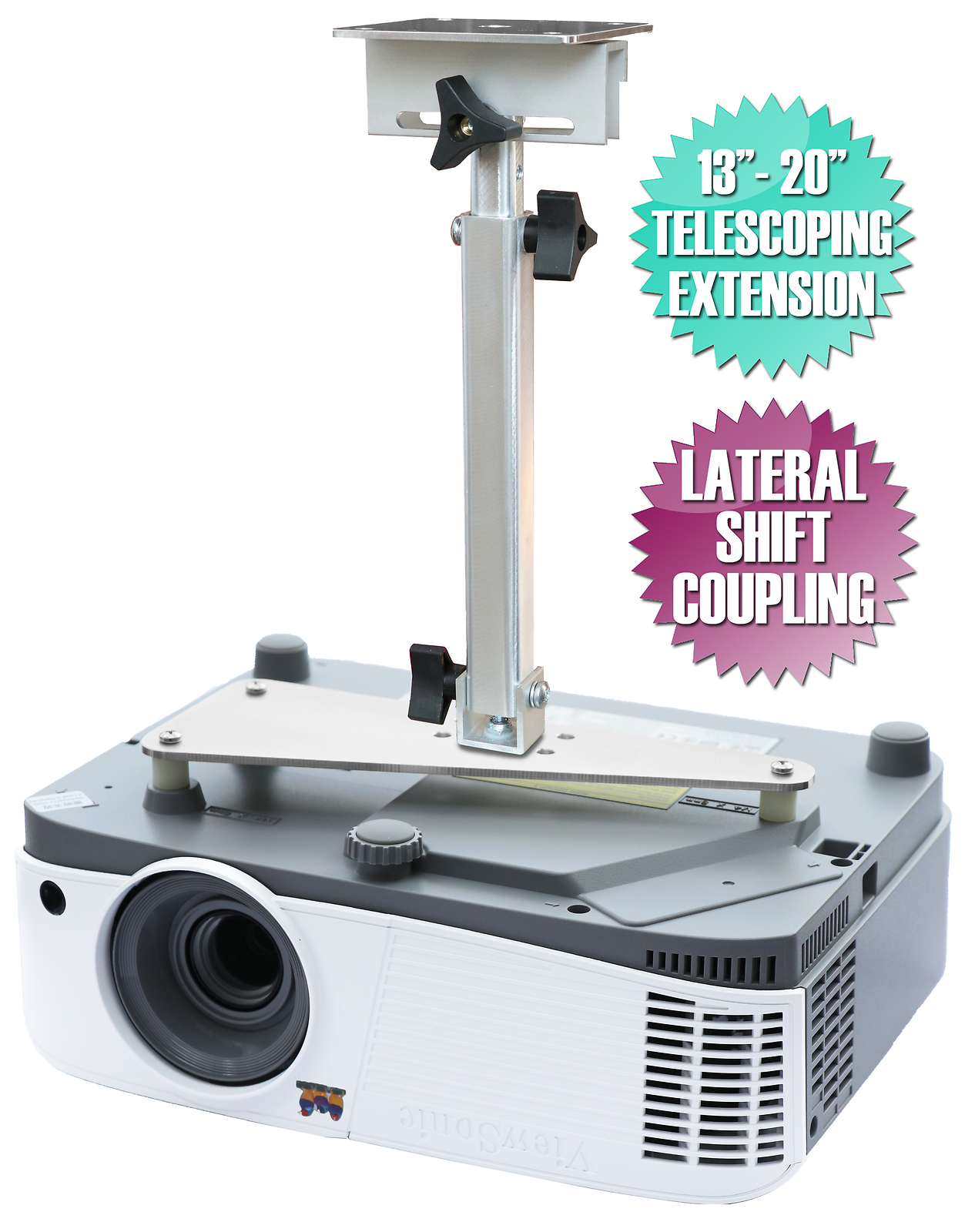 Projector Ceiling Mount for ViewSonic PJD6551W PJD7326 PJD7526W PJD7720HD