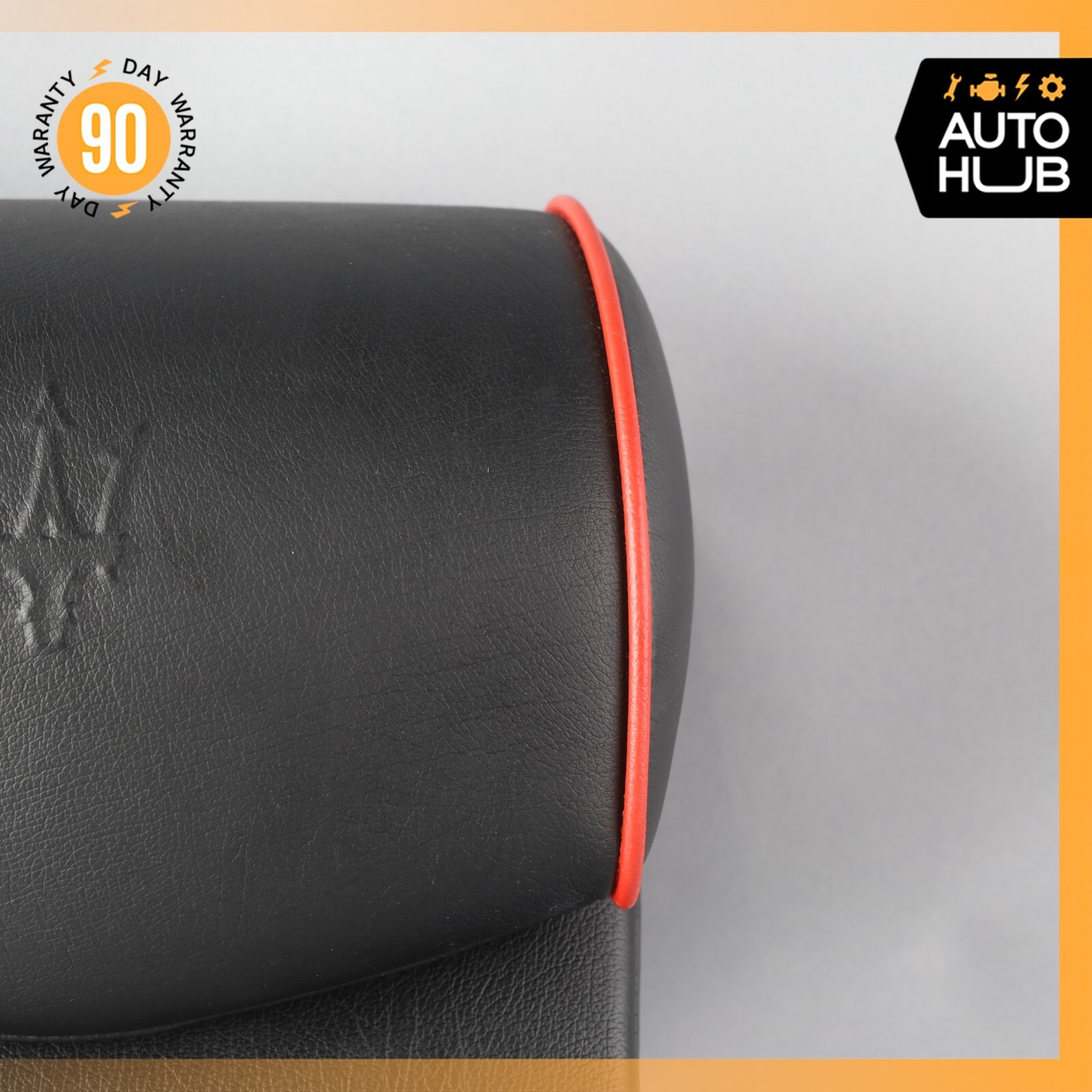 03-13 Maserati Quattroporte M139 Rear Center Seat Headrest Black OEM 68k
