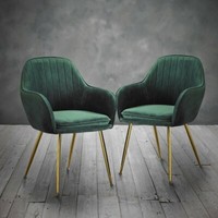 Fairmont Park Barryte Upholstered Dining Chair Set of 2 Green Stylish Decor