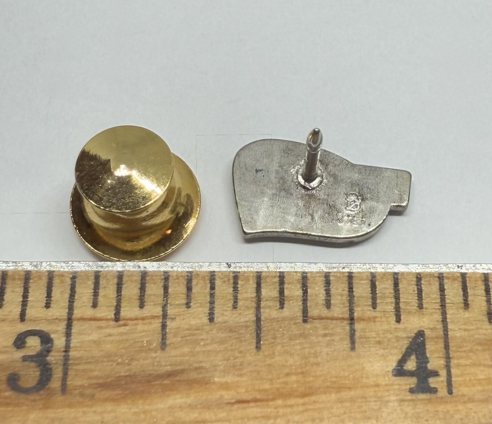 Vintage H&R Block 3 Years Service Sterling Silver Lapel Pin (P53)