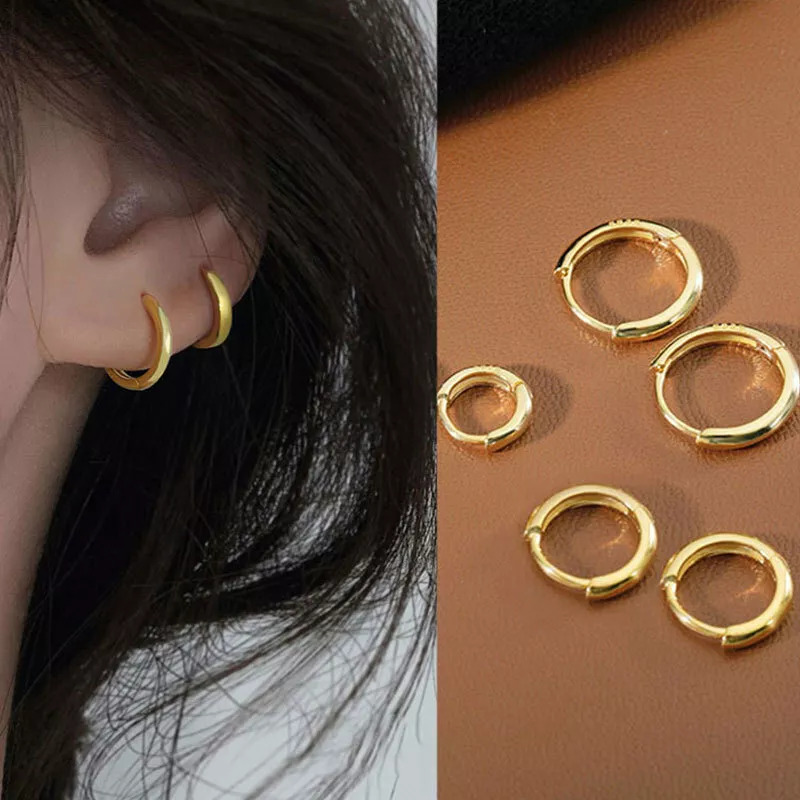 www. - 7 sizes (8mm-20mm) 1 Pair Hoop Earrings*