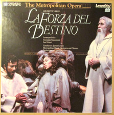 The METROPOLITAN OPERA / VERDI: LA FORZA DEL DESTINO - LaserDisc 1986 GUC