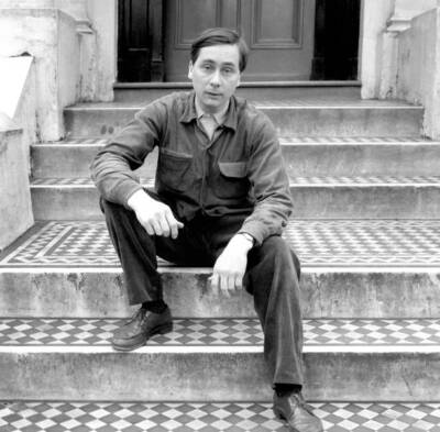 English writer novelist Alan Sillitoe in London in 1959 Sillitoe's - Old Photo 2