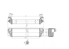 Ladeluftkühler für BMW 5er Gran Touring (F10,F07,F11) 7er (F01,F02,F03,F04)
