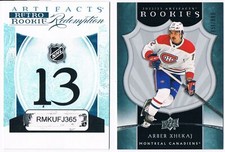 2022-23 UPPER DECK ARTIFACTS RETRO ROOKIES REDEMPTIONS ARBER XHEKAJ 851/999
