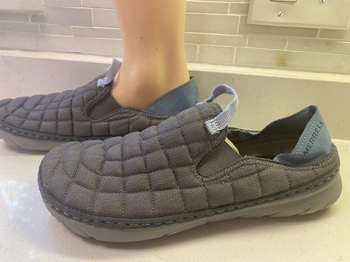 Merrell Hut Moc Gray Quilted Women’s Slip On Shoes J90802 Size 5 - Picture 4 of 7