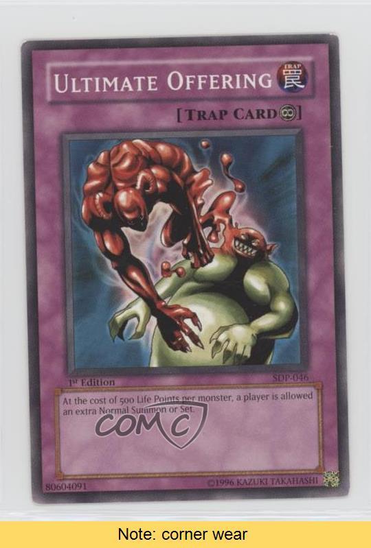 2003 YuGiOh! Starter Deck Pegasus 1st Edition Ultimate Offering READ