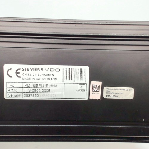 Siemens IPM IBISplus HHA control unit / on-board computer module TTS-0802-0005-J - Picture 7 of 8
