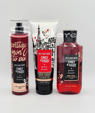 Bath  Body Works Paris Amour Emily In Paris Mist Body Wash  Cream Set of 3