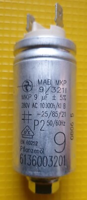 ELECTRONICON Ersatzteil Balay Kondensator 6136003201 Entstörfilter MKP  9 µF 