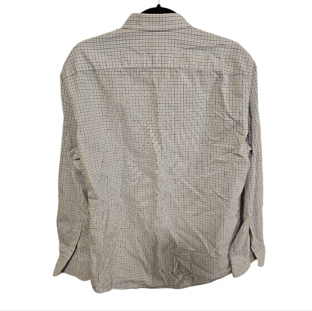 Q CLOTHIER Purveyors Of Fine Menswear Plaid Dress Shirt - Size 16 View 2