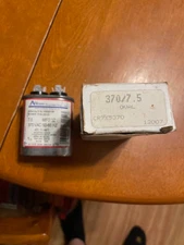 AM RAD 7.5 uf/MFD 370 VAC volts Oval Run Capacitor 50/60 Hz