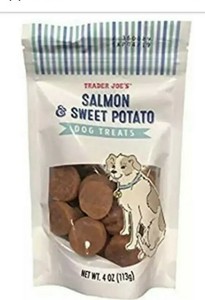trader joe's salmon sweet potato dog treats