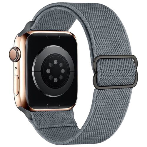 Stretchy Nylon Solo Loop Bands For Apple Watch iWatch Series Ultra 2 10 9 8 7 6 - Picture 28 of 31