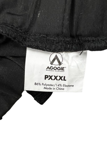 Agogie Resistance Pants 20 Womens PXXXL Black Training Wearable Ruched EUC - Picture 9 of 10