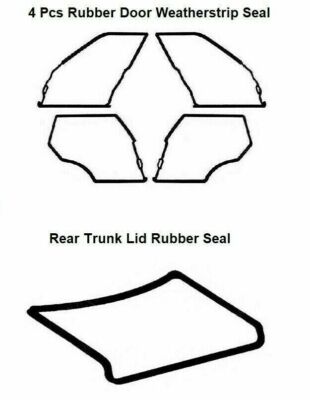 BMW E34 - Rubber Sealing In The Door Frame - - New Parts - Foto 3