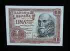 83 - SPAIN  BANKNOTE  1 PESETA 1953  "Santa Cruz"  UNC GEM