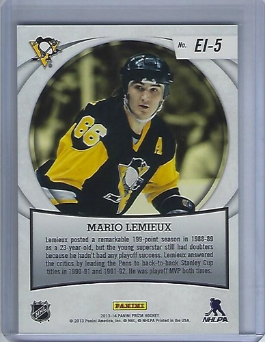 2013-14 Panini Prizm Endless Impressions #EI5 Mario Lemieux - Picture 2 of 2