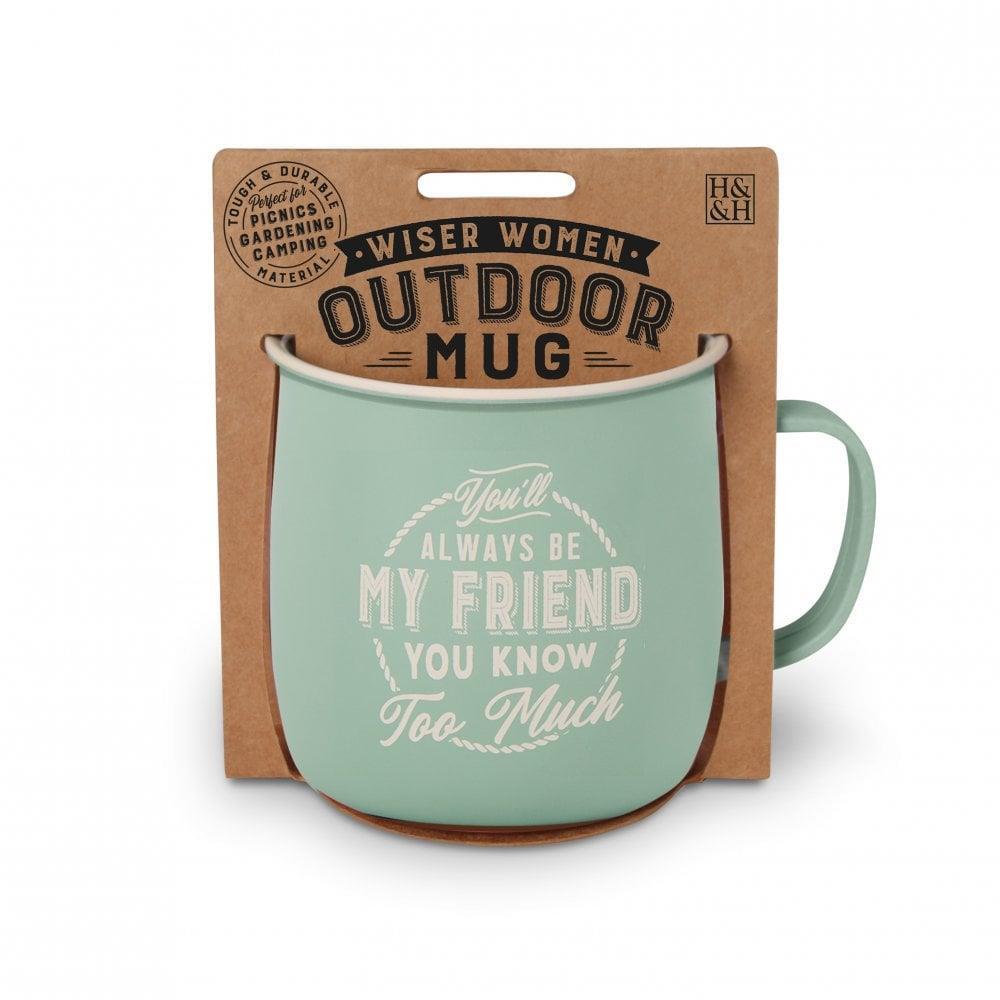 Outdoor Camping Mug Novelty Coffee Tea My Friend Gift History & Heraldry