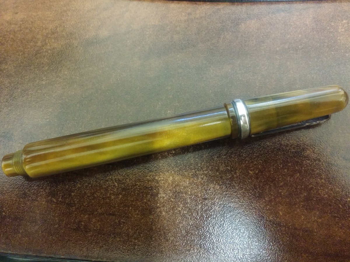 NOS MARLEN MARC CHAGALL MARBLED GREEN ROLLER BALL PEN | eBay