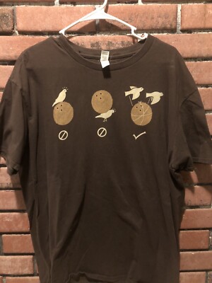 Monty Python Holy Grail Inspired Shirt - Coconut T Shirt Size XL Brown
