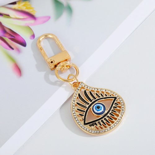 Creative Devil's Eye Keychain Bag Pendant Oil Drop Eye Door Buckle Accessories - Picture 10 of 19