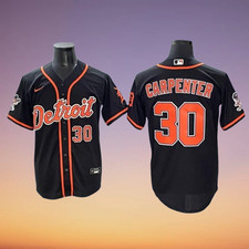 Detroit Tigers #30 Kerry Carpenter Cool Base Men's Stitched Jersey
