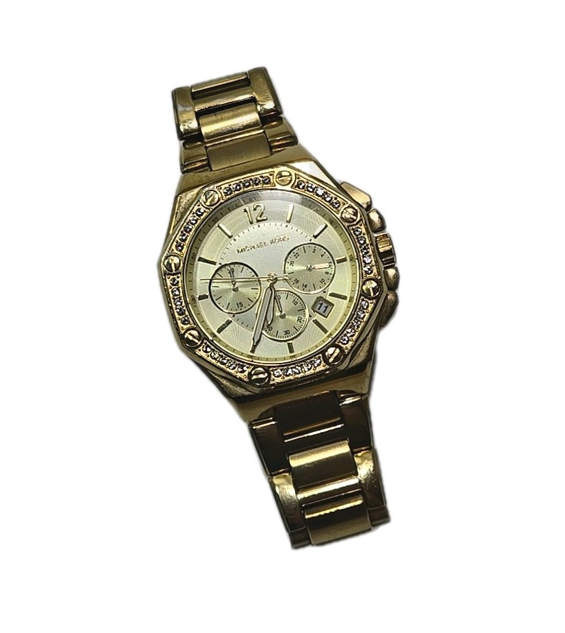 Michael Kors MK5505 Women's Gold Stainless Steel Analog Dial Quartz Watch MP785