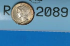 1943 10C MERCURY HEAD SILVER DIME Early US Type RAW-2089