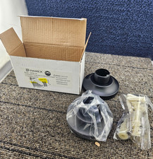 QTY 2 Pamex BSFBL-09: Concealed Flange For 593 Spacious Rod w Screws Hardware