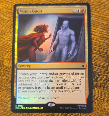 Magic: The Gathering Vision Quest Rare Foil Eng 237 Marvel Super Heroes