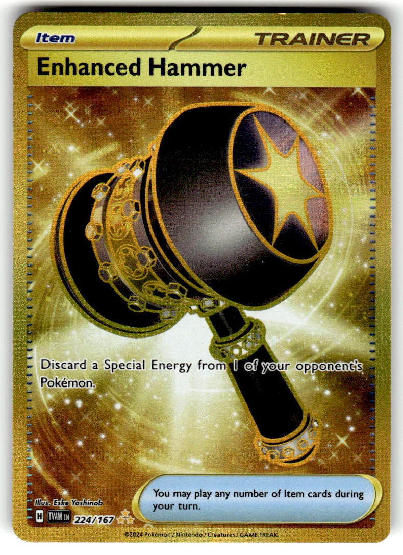 Pokemon TCG Twilight Masquerade #224/167 Enhanced Hammer NM