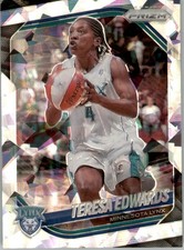 2025 Panini Prizm WNBA Teresa Edwards #126 Ice Prizms Minnesota Lynx