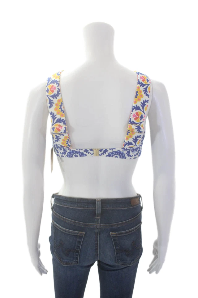 Traje de baño Boden para mujer estampado abstracto sin mangas multicolor talla 14 Foto 3 de 4