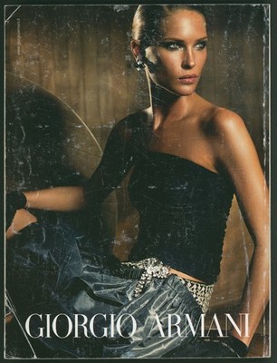 LINDA EVANGELISTA Naomi Campbell ELISE CROMBEZ Vogue Magazine