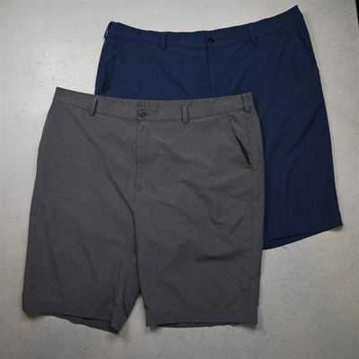 Lot 2 Roundtree Yorke 46x11'' Blue Gray Performance Stretch Hybrid Mens Shorts