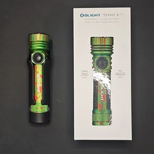 Olight Seeker 4 Pro "Zombie Green" - 4600 Lumen - Limited Edition - Open Box