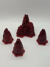 Renegade Heroscape Lava Outcrops From Fields of Valhalla Terrain Expansion New