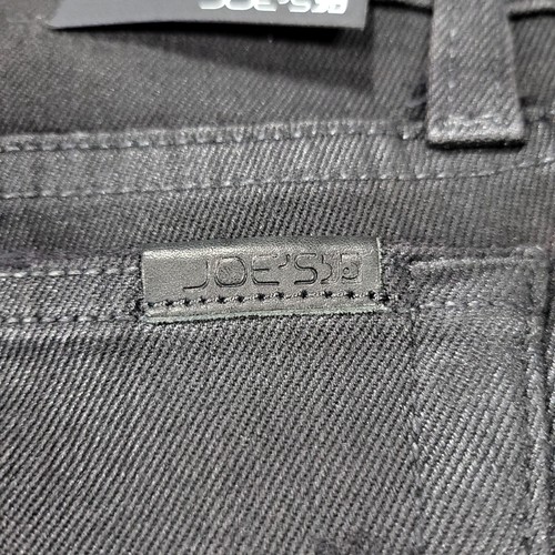 Pantalones de mezclilla Joe's para mujer 27 negros tiro medio ajustados al tobillo desgastados dobladillo crudo nuevos con etiquetas - Imagen 20 de 23