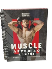 NEW Men's Health Training Guide Muscle After 40 At Home Spiral Bound Book Sealed
