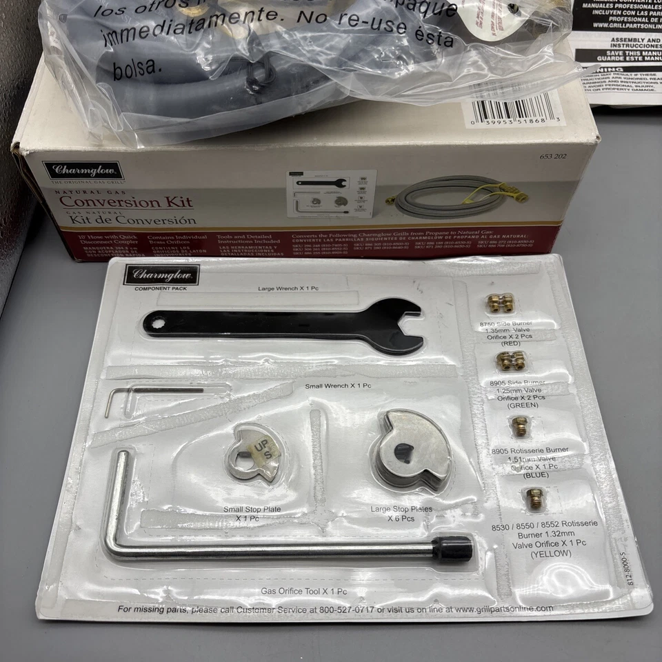 Charmglow Natural Gas Conversion Kit New Open Box - Image 3 of 4