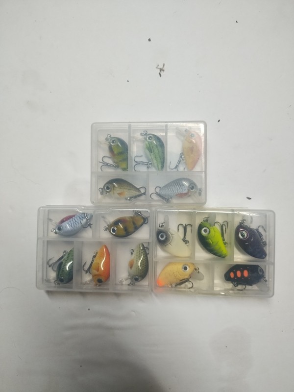 Lot Of 3 Mini Panfish Crank Baits