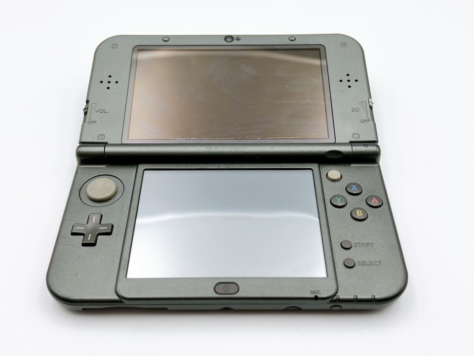 Nintendo New 3DS LL XL Console Metallic Black Japan 4GB Charger Tested ...