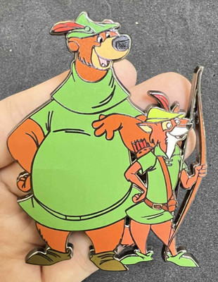 PIN ROBIN HOOD & LITTLE JOHN 3'' JUMBO FANTASY PIN