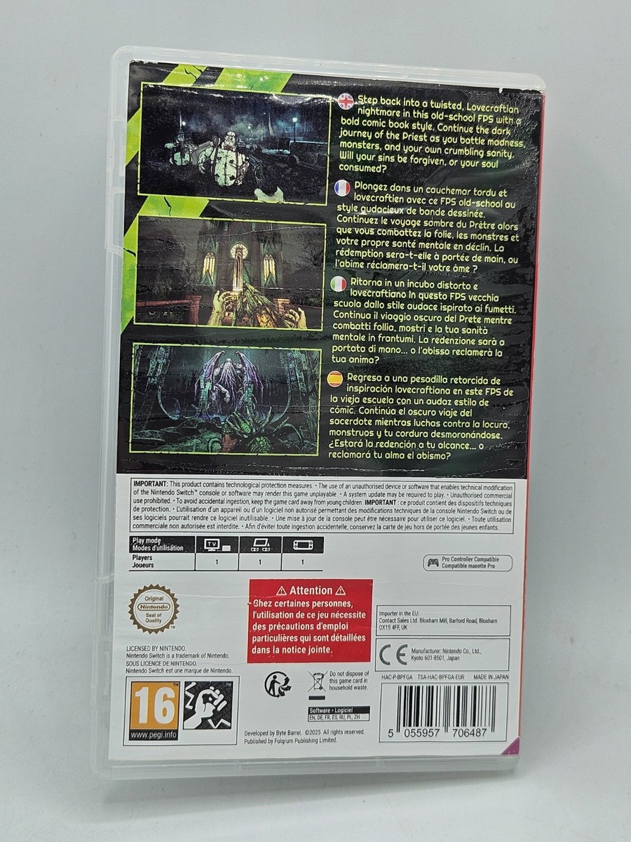 Forgive Me Father 2 - Nintendo Switch - Open - Damaged