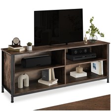 TV-Regal Fernsehtisch Lowboard TV-Schrank TV-Tisch Holz Metall Industrie Design