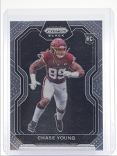CHASE YOUNG 2020 CHRONICLES PRIZM BLACK ROOKIE BASE COMMANDERS RC Q3813