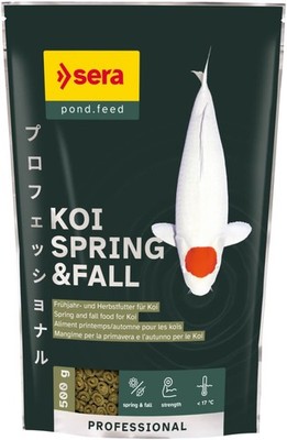 (21,80 EUR/kg)  sera KOI Professional Frühjahr-/Herbstfutter 500g
